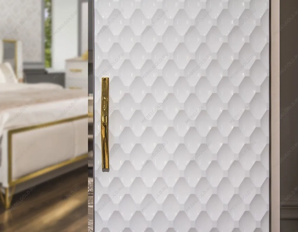 Спальня Лара 5-ств белый глянец | изображение 4