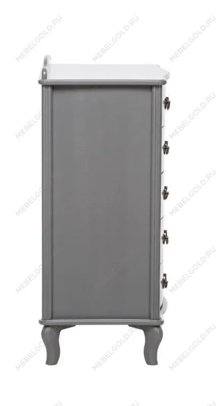 Комод Джульетта узкий 5 ящ.(серый ясень) | изображение 2