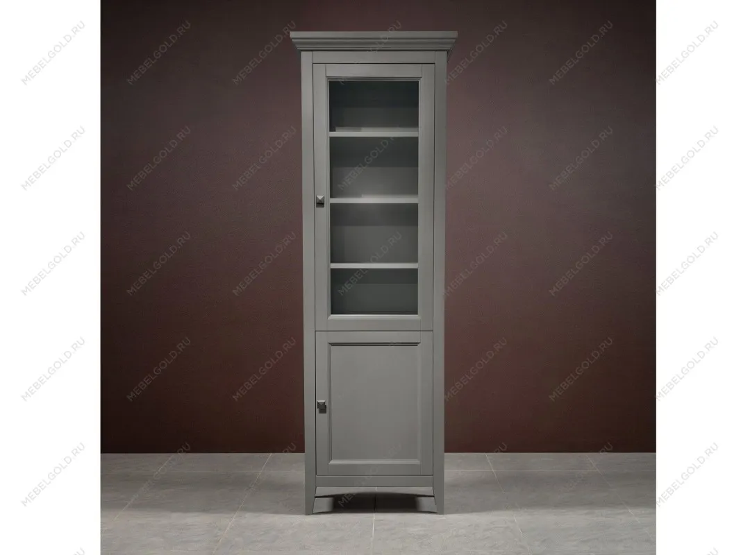 Библиотека 1 дверная правая Manhattan (Серый) | изображение 2