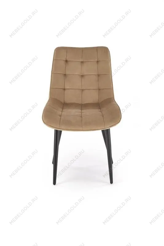 Стул кухонный Halmar GANSO (бежевый/черный) | изображение 1