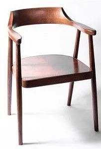 Полукресло венское Mercurius (светлый орех) жесткое сиденье