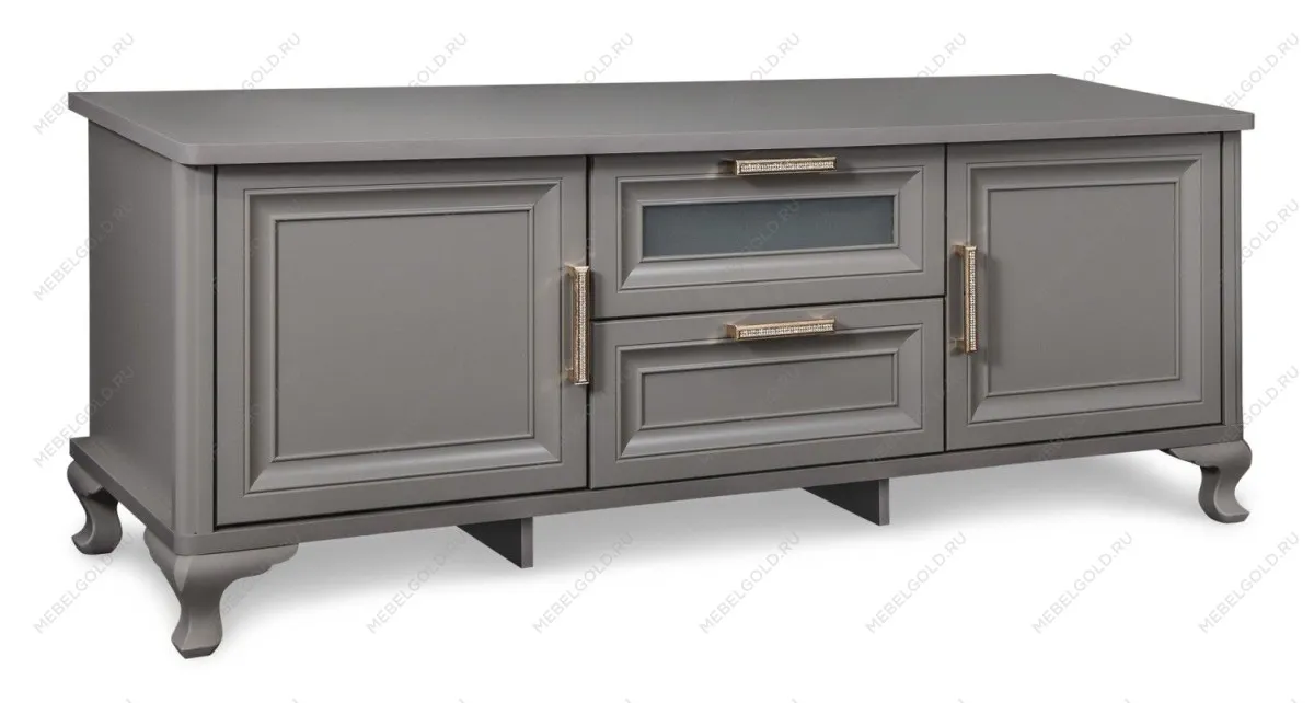 Тумба под телевизор Мокко серый камень - Выставка Балашиха