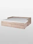 Кровать раздвижная Сириус, с ящиками, 80х200/160х200 см, бежевая, дуб сонома | изображение 8