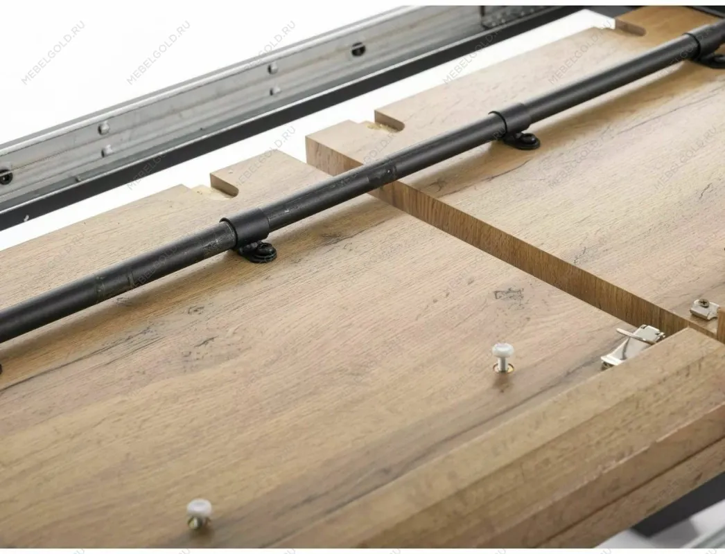 Стол обеденный Signal XAVIERO II 160 раскладной (дуб артизан/черный) | изображение 6