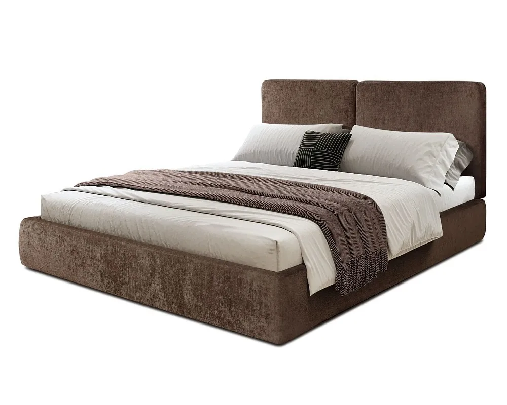 Кровать Natura 1.6 м, с подъемным механизмом (Шенилл 520), НТКР-1[3]
