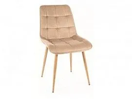 Стул кухонный Signal Chic D Bluvel28 (бежевый/дуб)