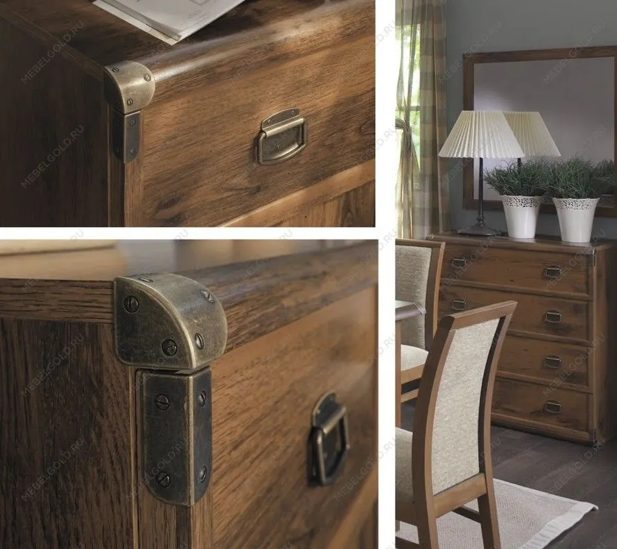 Комод Индиана JKOM4S/80 дуб саттер | изображение 5