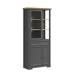 Шкаф с витриной Жасмин REG1W2D1S с подсветкой | изображение 1