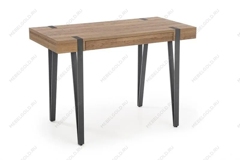 Стол компьютерный Halmar B-39 (орех медовый/черный) | изображение 2