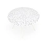 Стол обеденный Halmar ARAMIS 120 (терразит/белый) | изображение 3