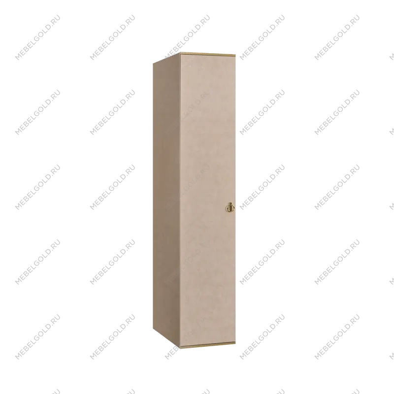 Шкаф 1-но дверный Римини (Латте/Золото) РМШ2/1