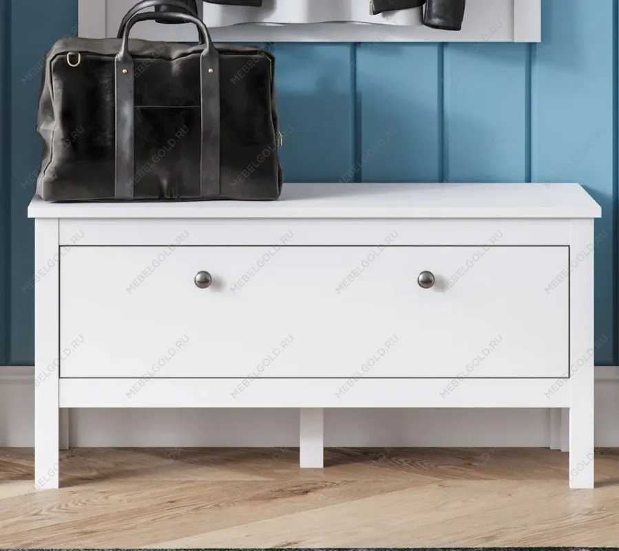 Центральный склад - Обувница Ева (Хельга) KOM1K/90 белый | изображение 1