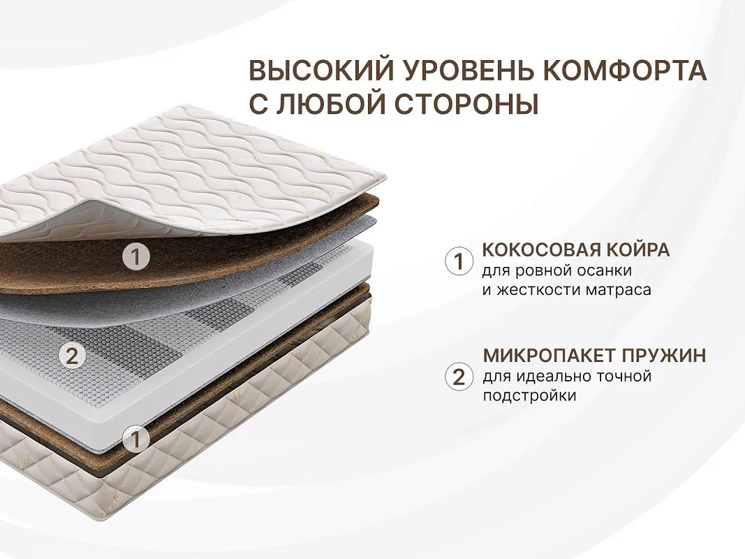 Матрас Микро хард 140х200 | изображение 4