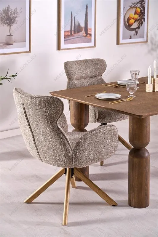 Стол обеденный Halmar MELTON раскладной (орех светлый/орех светлый) | изображение 12