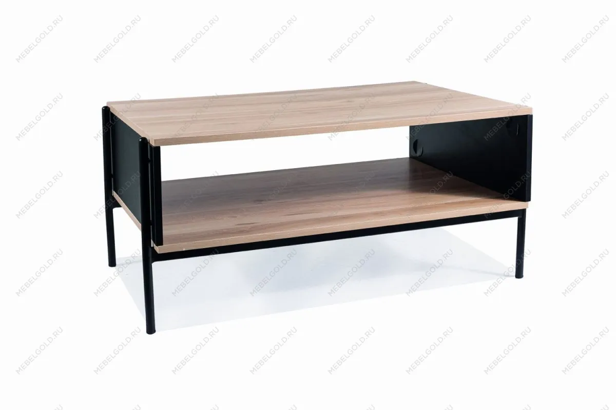 Стол журнальный Signal KARINA A (дуб/черный мат)