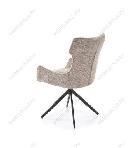 Стул кухонный Halmar K573 поворотный (бежевый/черный) | изображение 1