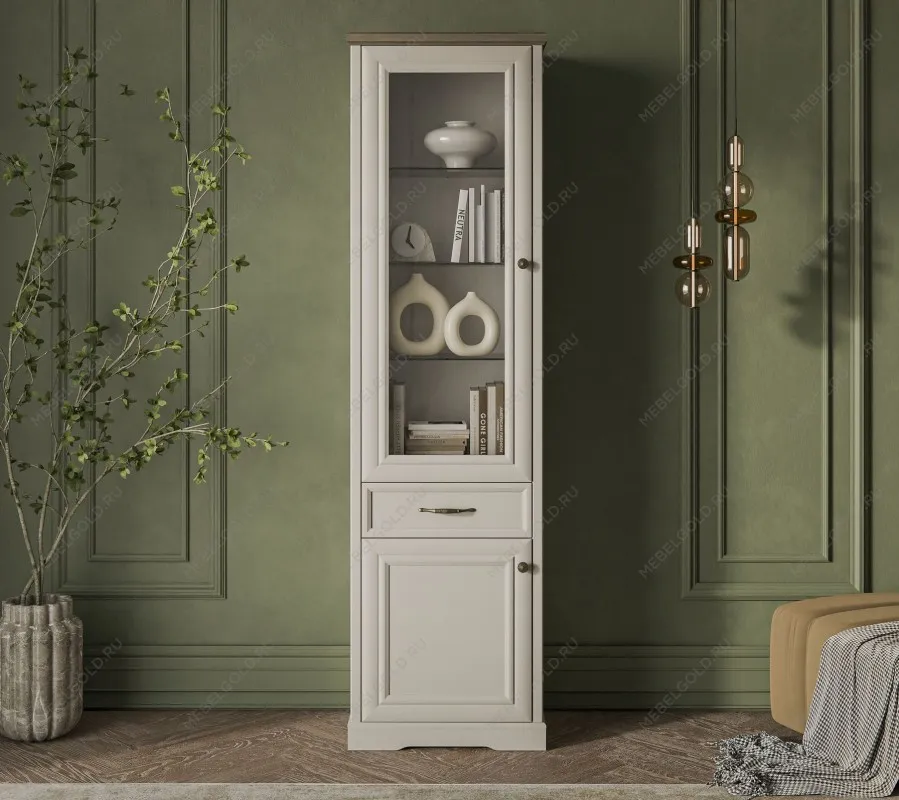 Шкаф с витриной Тоскана 1V1D1S | изображение 1