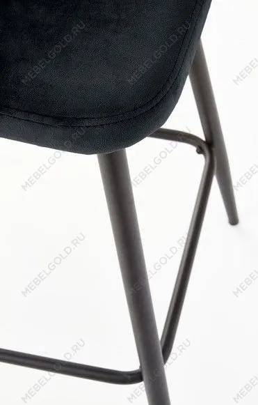 Стул барный Halmar H96 (черный/черный) | изображение 7