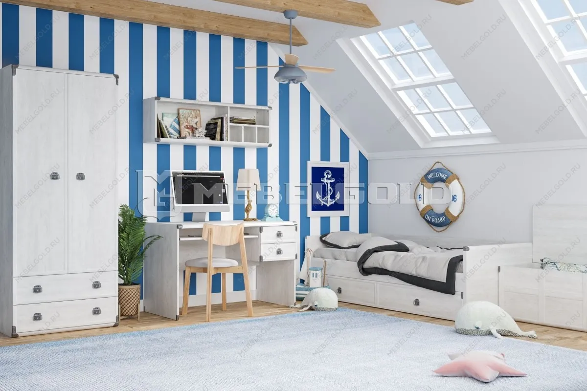 Стол письменный Индиана JBIU2S сосна каньон | изображение 4