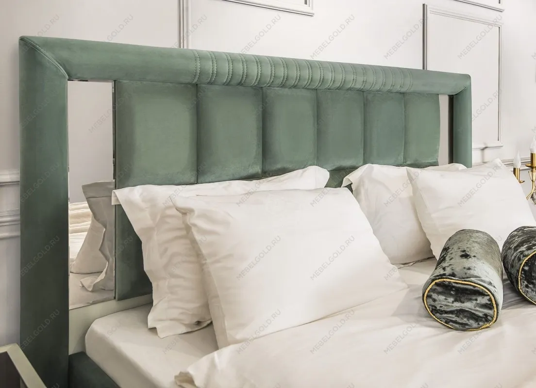 Кровать Замира 160x200 см оливковый | изображение 7