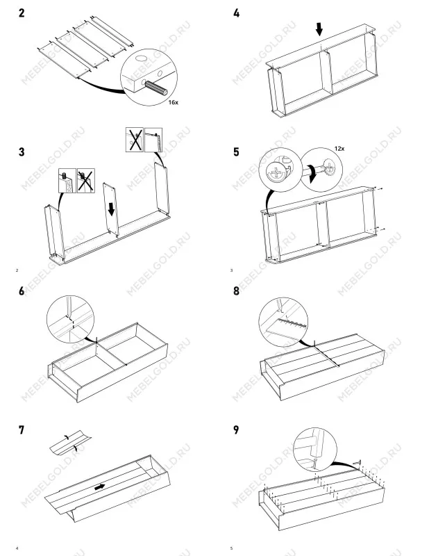 Стеллаж Варма, 6 полок, 38х198х28 см, шпон, дуб беленый | изображение 10
