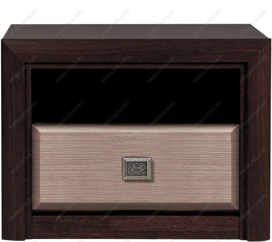 Тумба прикроватная Коен KOM1S Венге/Штрокс (NEW)