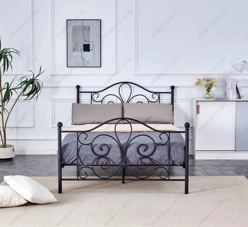 Кровать Halmar PANAMA (черный) 140/200 | изображение 2