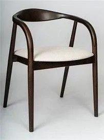 Полукресло венское Diona (темный орех/ткань Тесла 01)