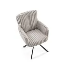 Стул кухонный Halmar K572 поворотный (серый/черный) | изображение 5