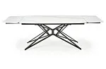 Стол обеденный Halmar ALFREDO 160 (белый мрамор/черный) | изображение 2