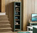 САГА стеллаж 50 темно-бирюзовый/ясень | изображение 4