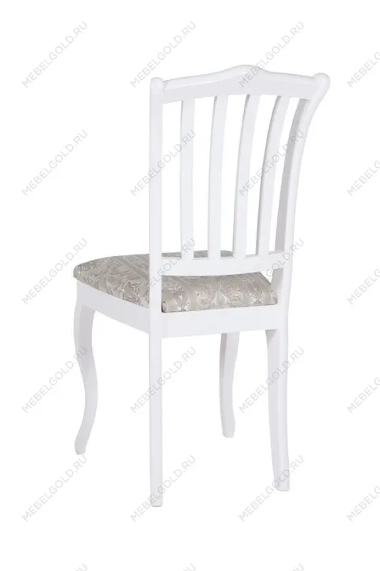 Стул Ланна (тон 304 белый/ткань Рио полоса 17) | изображение 3