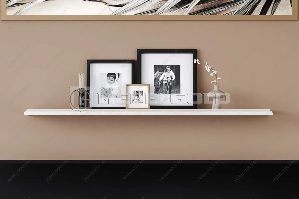 Лобня - Полка Стилиус POL100 (Лиственница сибирская) | изображение 1