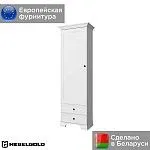 Шкаф 1-створчатый Тиффани 1D2S белый | изображение 1