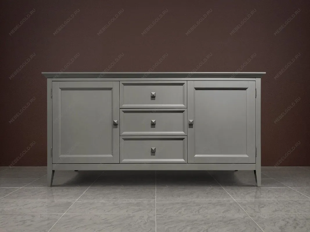 Комод 2 дверки 3 ящика Manhattan (Серый) | изображение 1