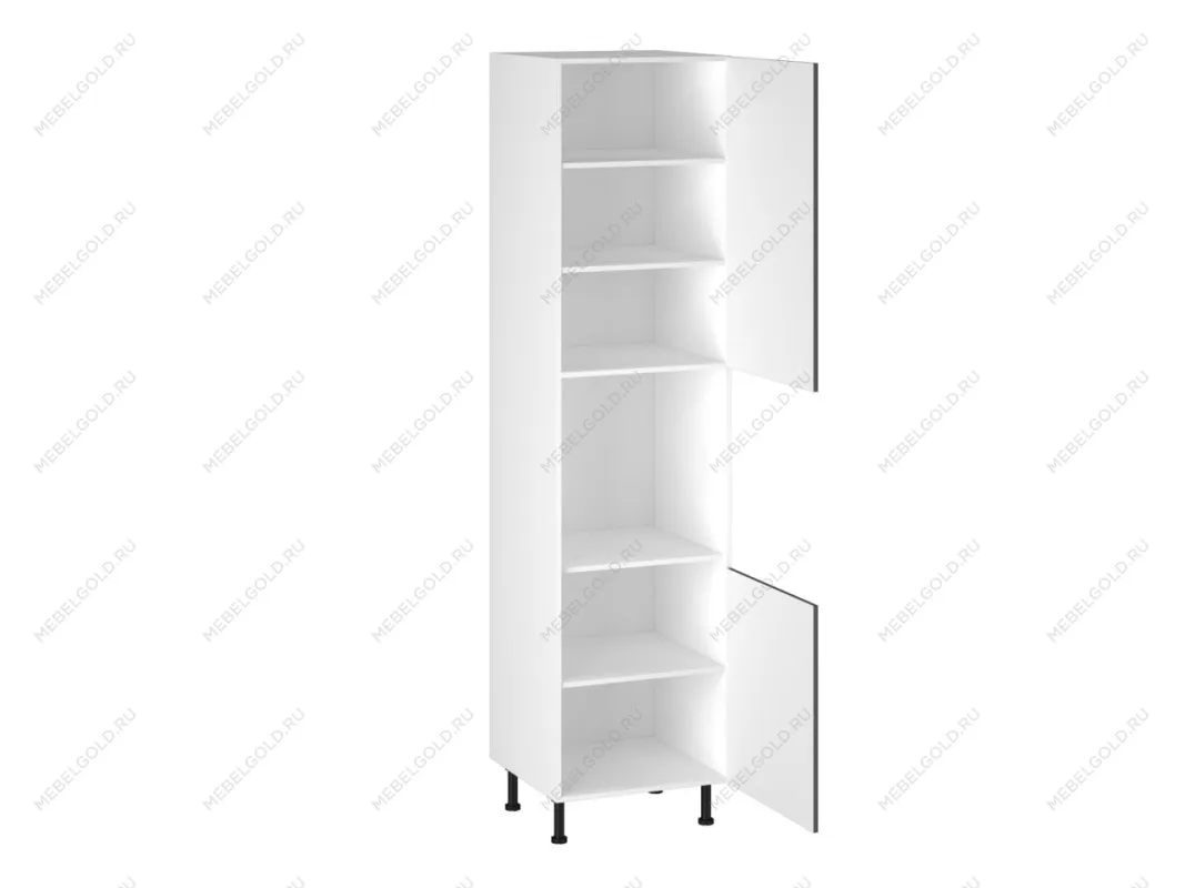 Шкаф-пенал 960 ПГ-60, Виста (600*586*2456) Экокожа Серый, 26686 | изображение 1