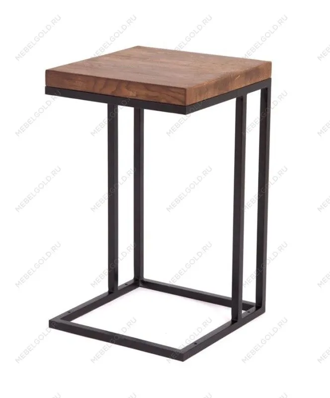 Стол кофейный Энди Loft (Дуб/каркас чёрный) | изображение 1