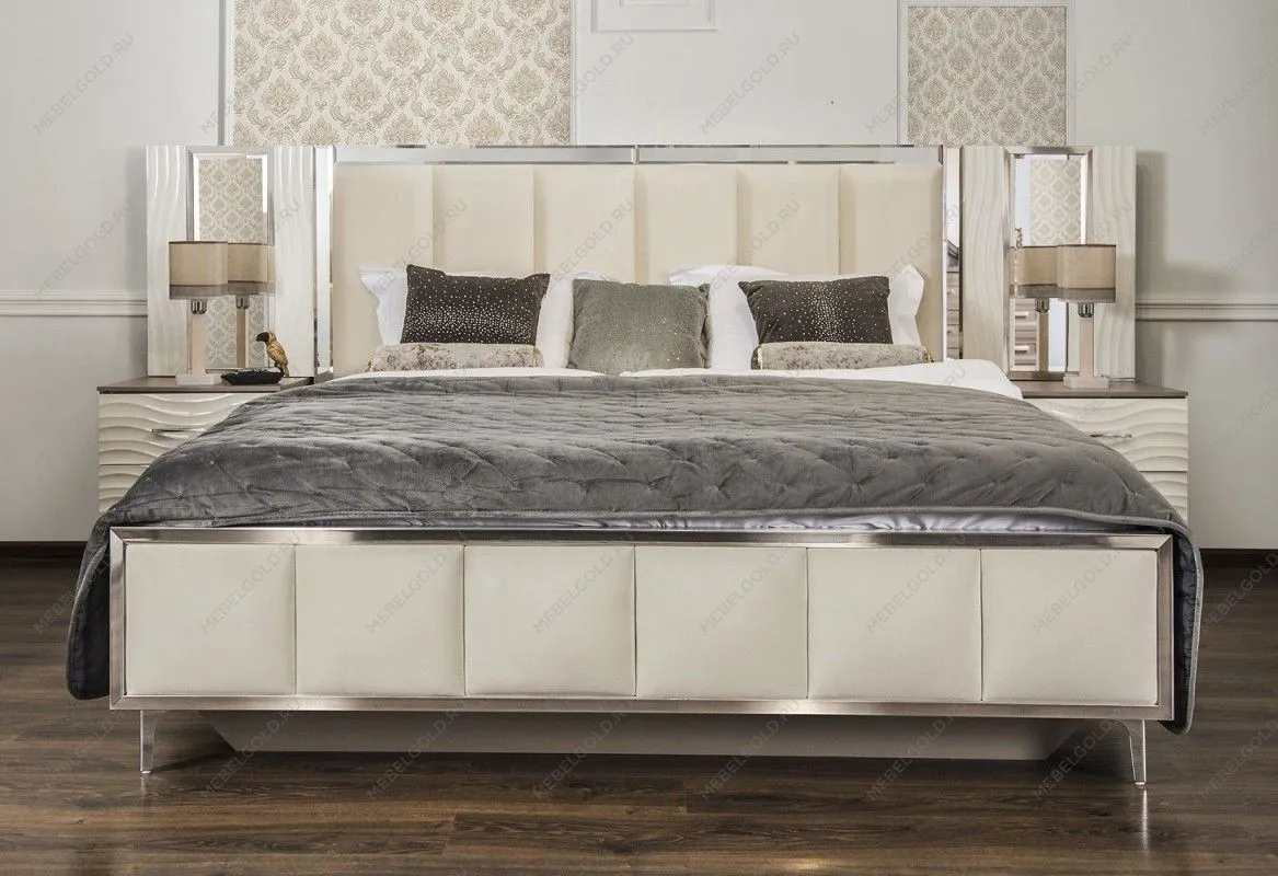 Кровать Гравита 180x200 см белый глянец | изображение 3