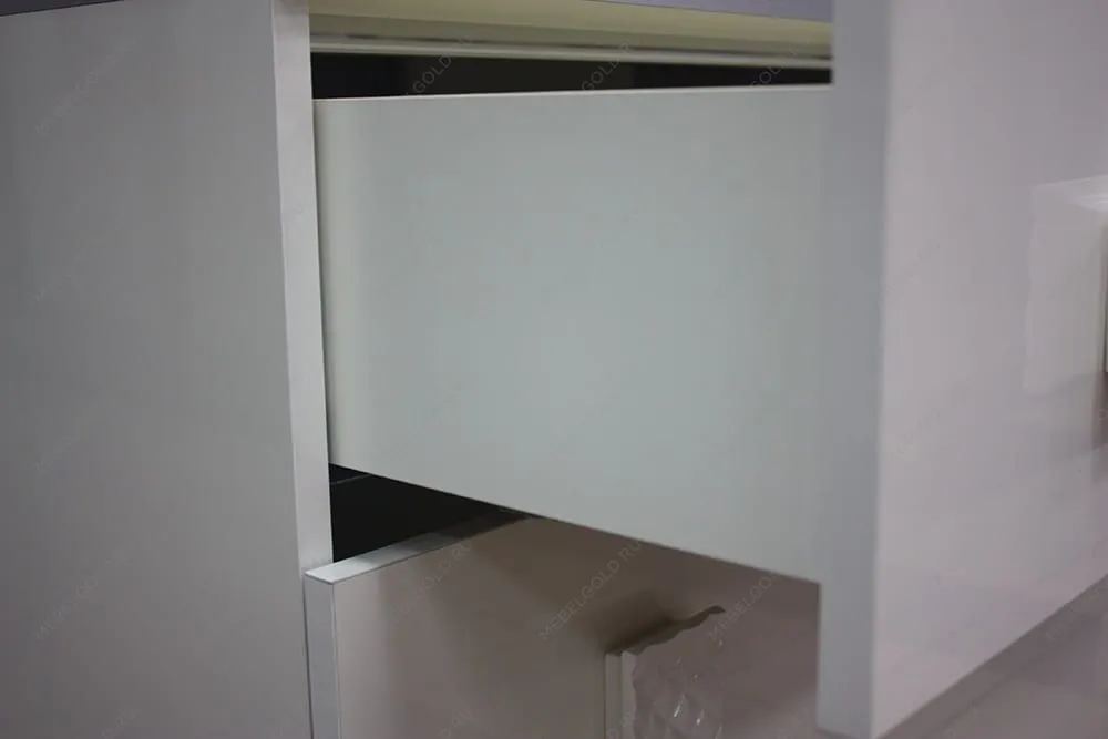 Шкаф 6-ти дв. для платья и белья Диора слоновая кость/золото ДШ2/6 | изображение 8