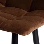 Стул полубарный CHILLY (mod. 7095пб) коричневый barkhat 11/черный | изображение 7