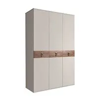 Шкаф 3-х дверный Bogemia Wood Fa (Шелк/Хром) БМШ2/3(Wo)