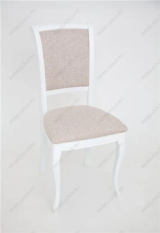 Стул Дионис (Белый/ ткань Alba Cream) | изображение 1