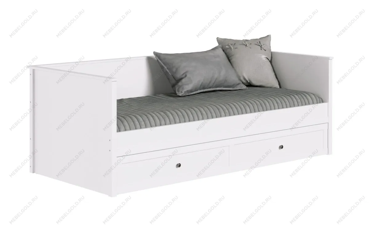 Кровать Ева (Хельга) LOZ90 белый | изображение 1