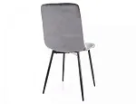 Стул кухонный Signal DAREN Velvet Bluvel 14 (серый/черный) | изображение 2