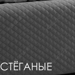 Кровать Римини 1,6 м, с подъемным механизмом (антрацит), РМКР-2[3], стеганые царги | изображение 2