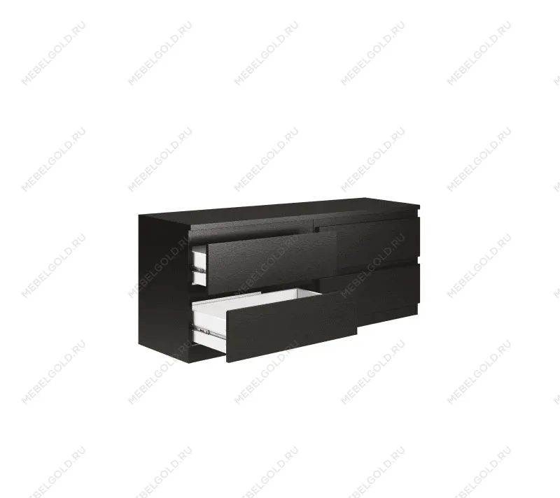 КАСТОР (KULLEN) тумба ИКЕА / IKEA 4 ящика Дуб Венге | изображение 2