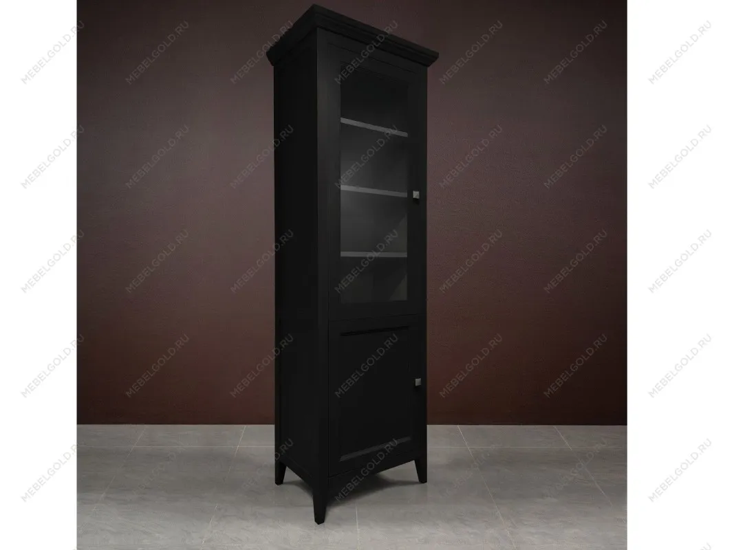 Библиотека 1 дверная левая Manhattan (Черный) | изображение 2