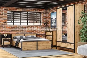 Тумба прикроватная Лофт KOM1S