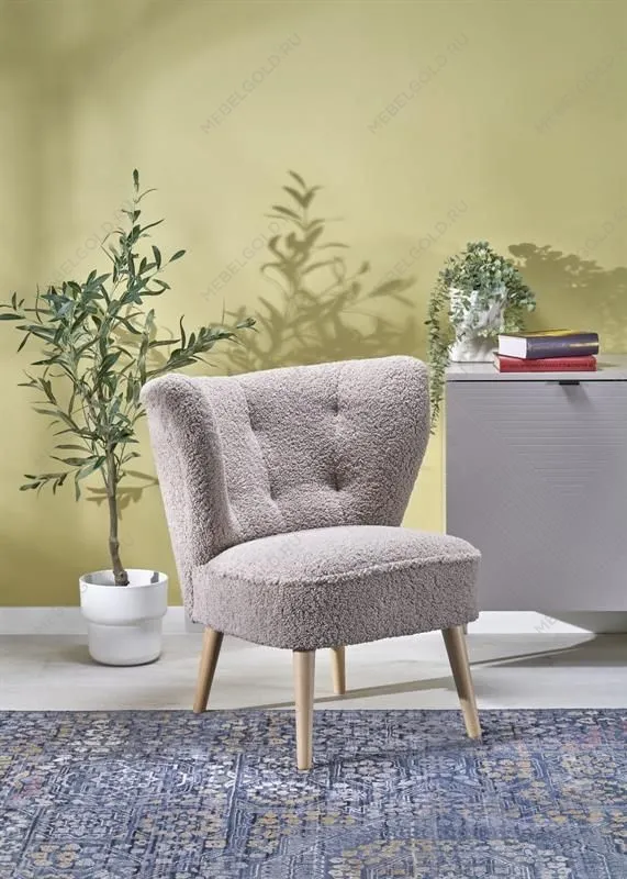 Кресло Halmar MOCCA (капучино/натуральный) | изображение 1