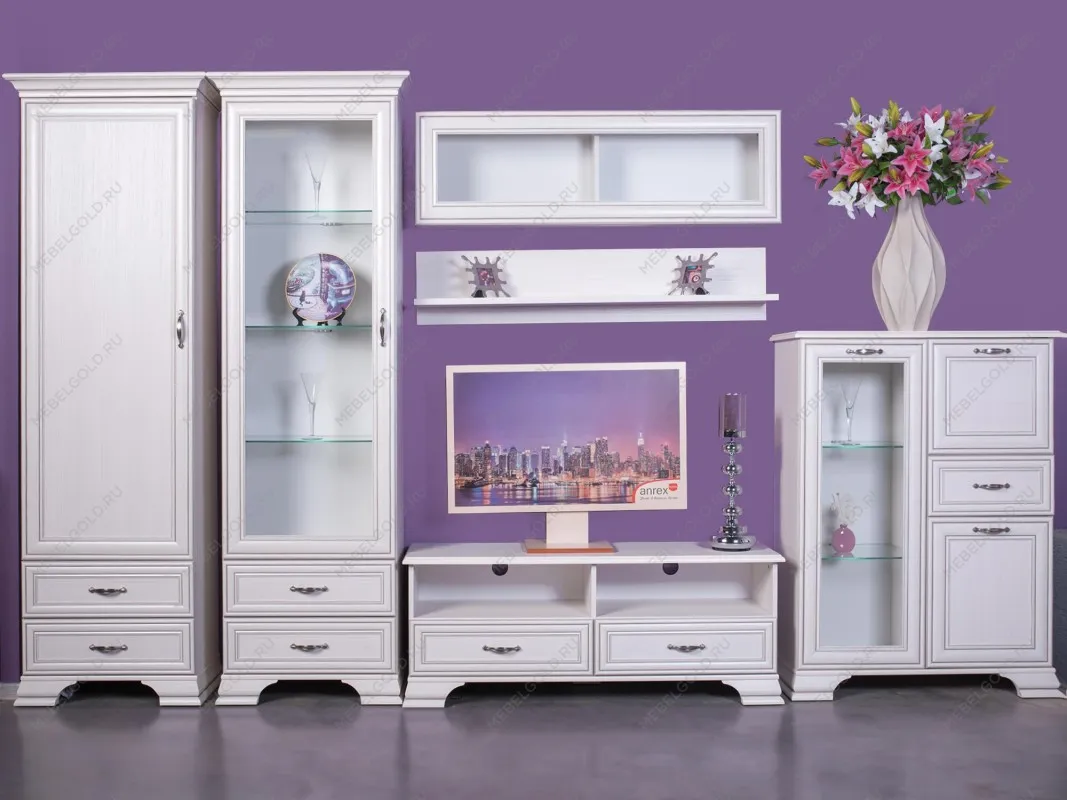 Тумба Тиффани 1V2D1S вудлайн кремовый | изображение 7